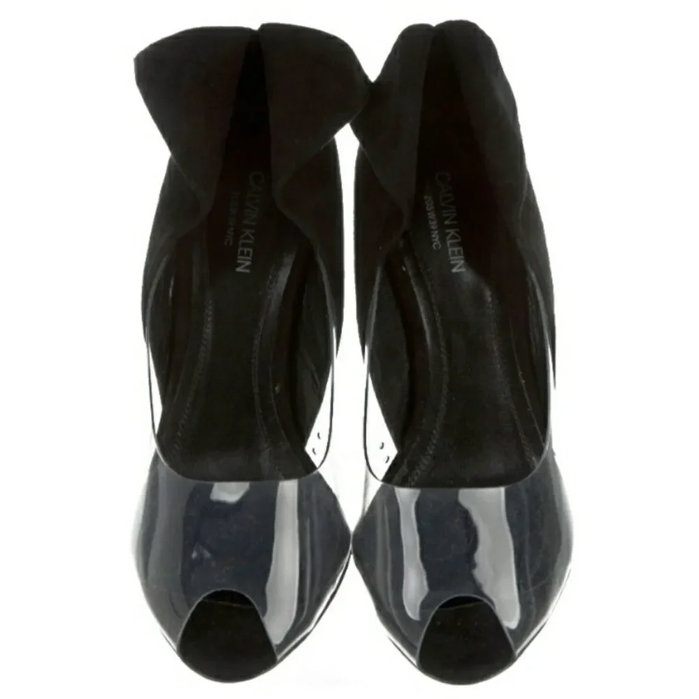 Black Calvin Klein 'Kahalo' 205W39NYC Runway Pumps - Picture 9 of 12
